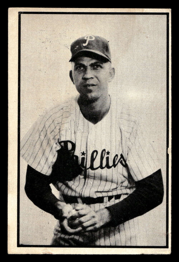 1953 Bowman Black and White #64 Andy Hansen Very Good Stain 