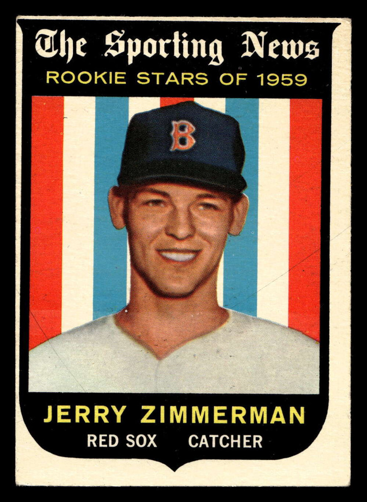 1959 Topps #146 Jerry Zimmerman Excellent RC Rookie  ID: 438874