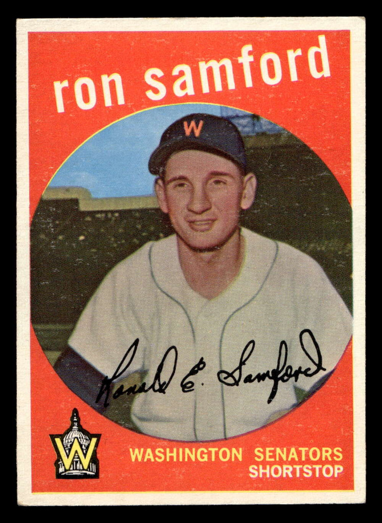 1959 Topps #242 Ron Samford VG-EX RC Rookie 