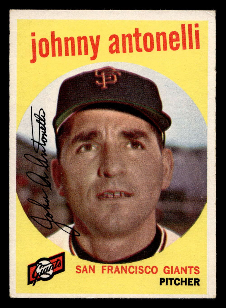 1959 Topps #377 Johnny Antonelli VG-EX  ID: 439033