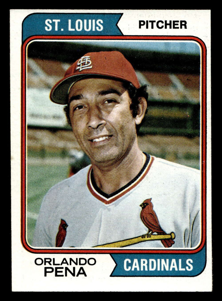 1974 Topps #393 Orlando Pena Near Mint  ID: 439464