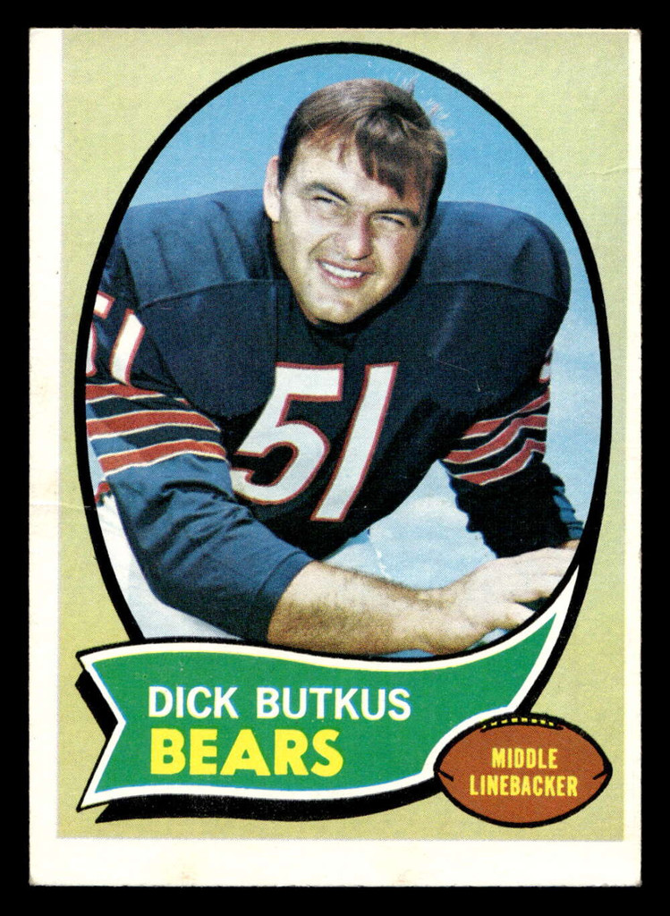 1970 Topps #190 Dick Butkus Very Good  ID: 440197