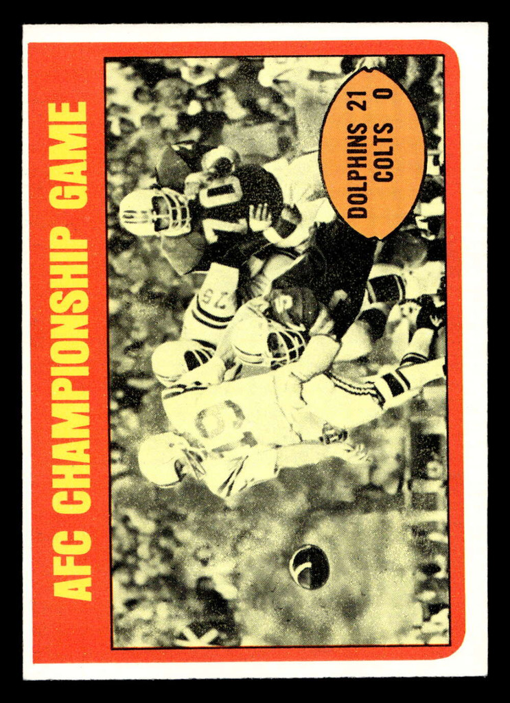 1972 Topps #137 1971 AFC Championship Game Near Mint  ID: 440272