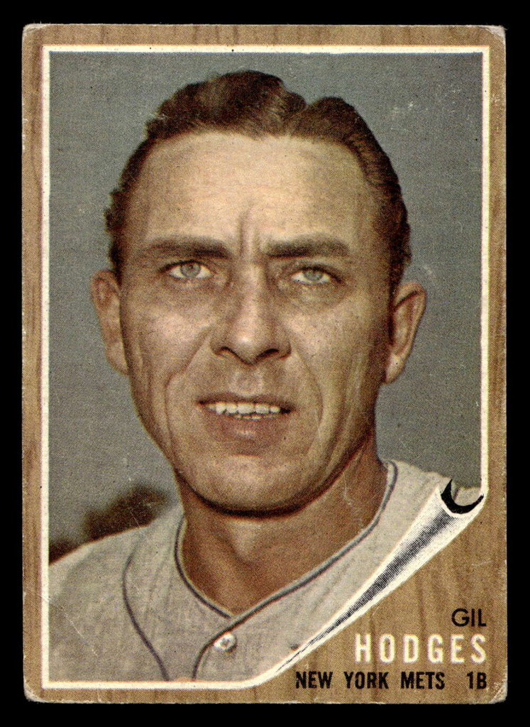 1962 Topps #85 Gil Hodges Very Good  ID: 440623