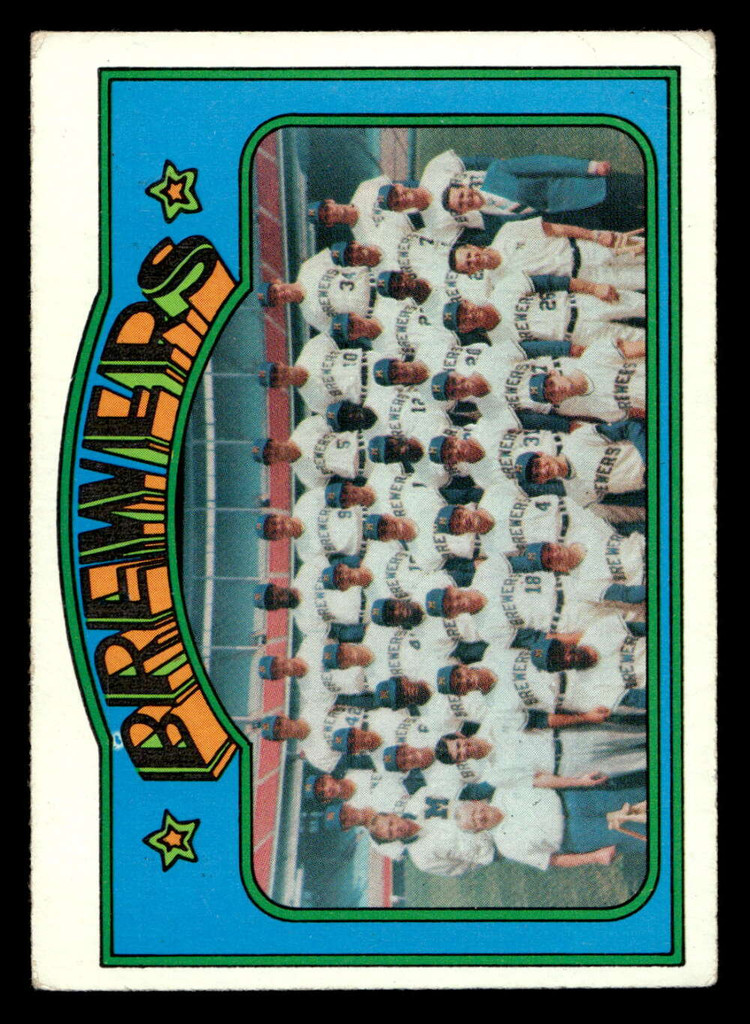 1972 Topps #106 Brewers Team VG-EX  ID: 441489
