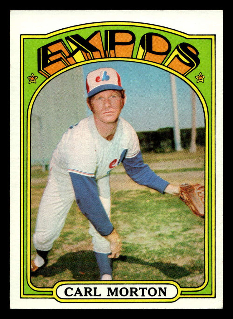 1972 Topps #134 Carl Morton Excellent 
