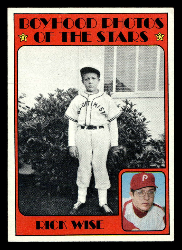 1972 Topps #345 Rick Wise Very Good  ID: 442411