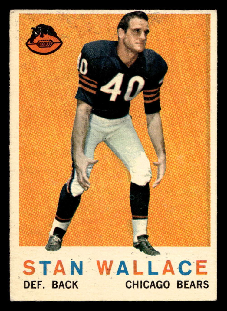 1959 Topps #159 Stan Wallace Excellent+ RC Rookie 