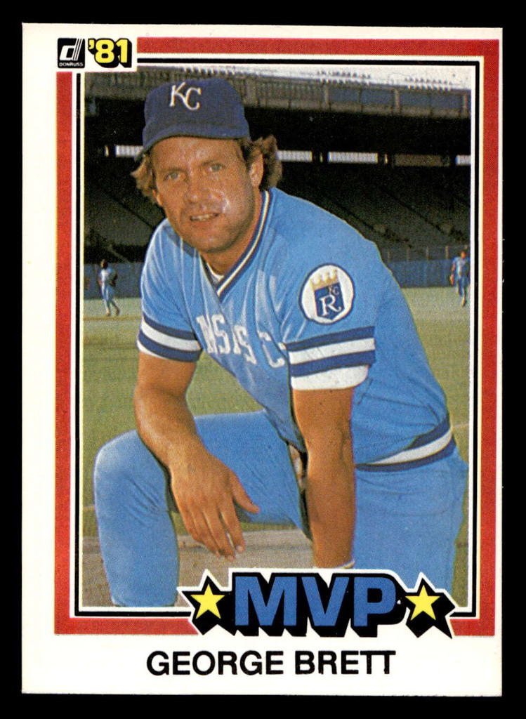 1981 Donruss #491 George Brett MVP Ex-Mint  ID: 444223
