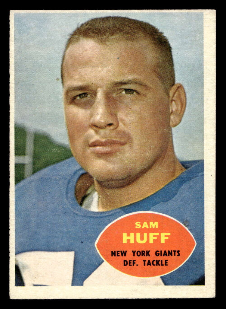 1960 Topps #80 Sam Huff Ex-Mint  ID: 444986