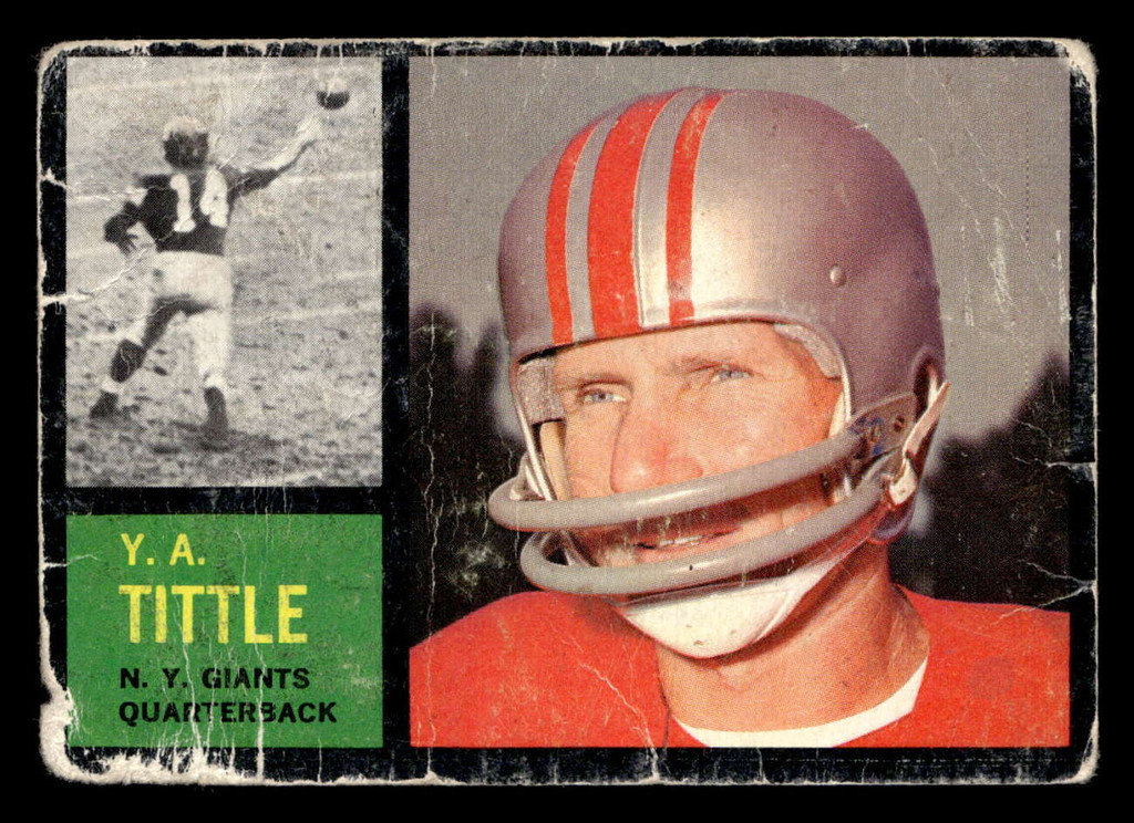 1962 Topps #102 Y. A. Tittle Poor 