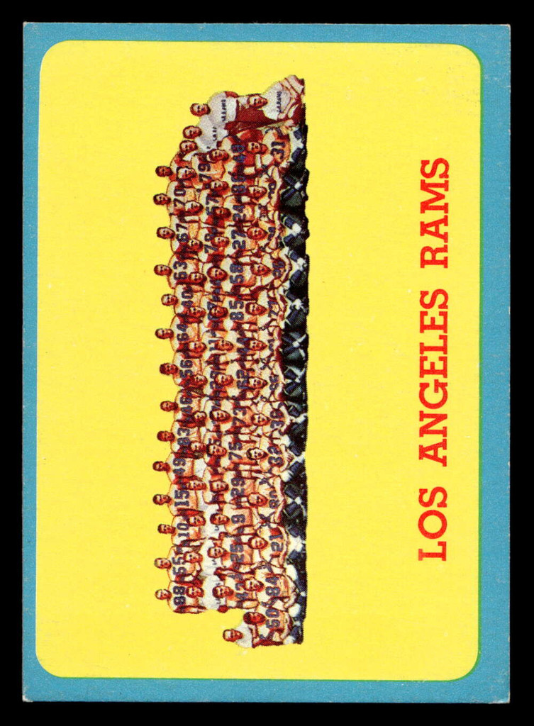 1963 Topps #48 Rams Team Ex-Mint  ID: 445358