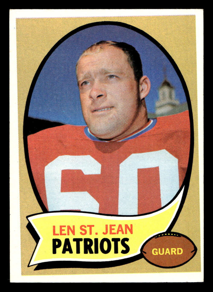 1970 Topps #33 Len St. Jean Ex-Mint RC Rookie  ID: 447166