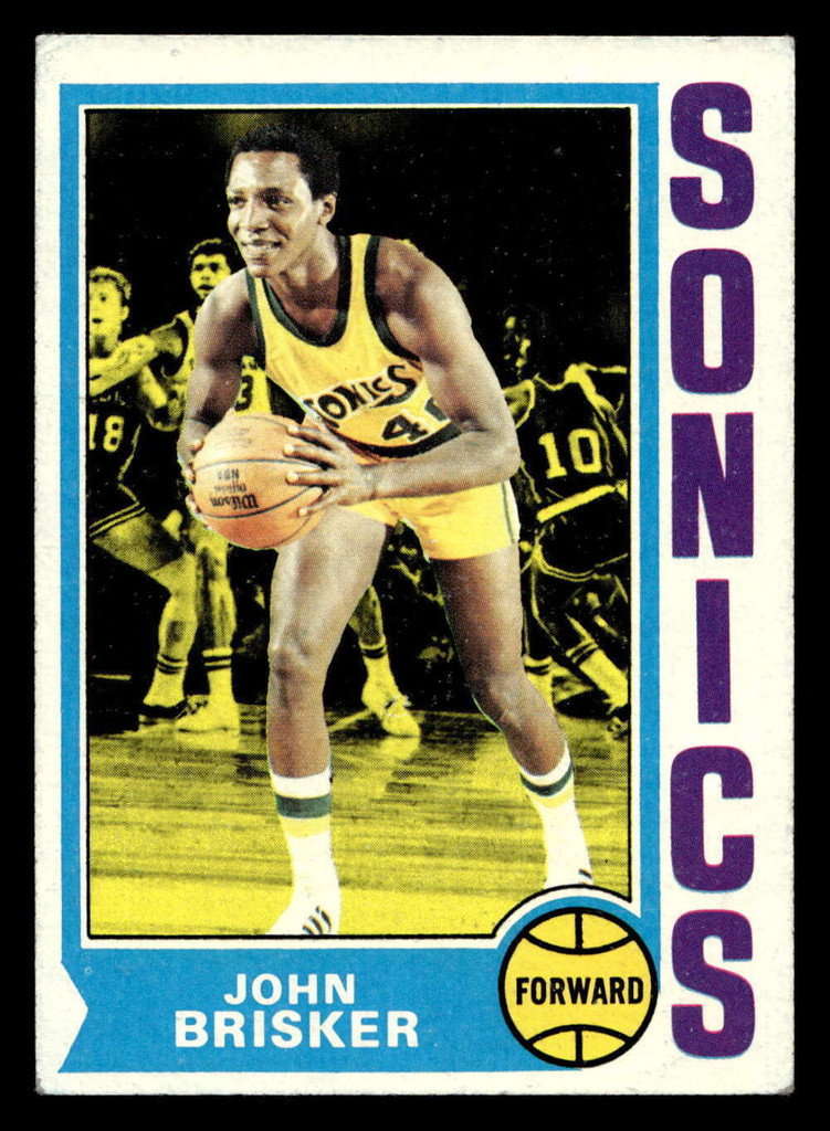 1974-75 Topps #18 John Brisker Excellent+  ID: 449891