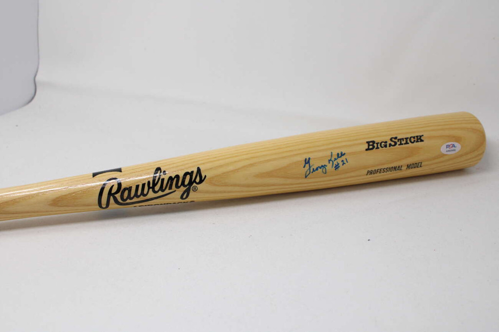 George Kell Bat Signed Auto PSA/DNA Sticker ONLY Red Sox #21 Adirondack ID: 449983