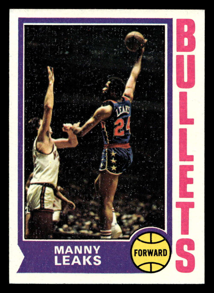 1974-75 Topps #48 Manny Leaks Near Mint  ID: 450047
