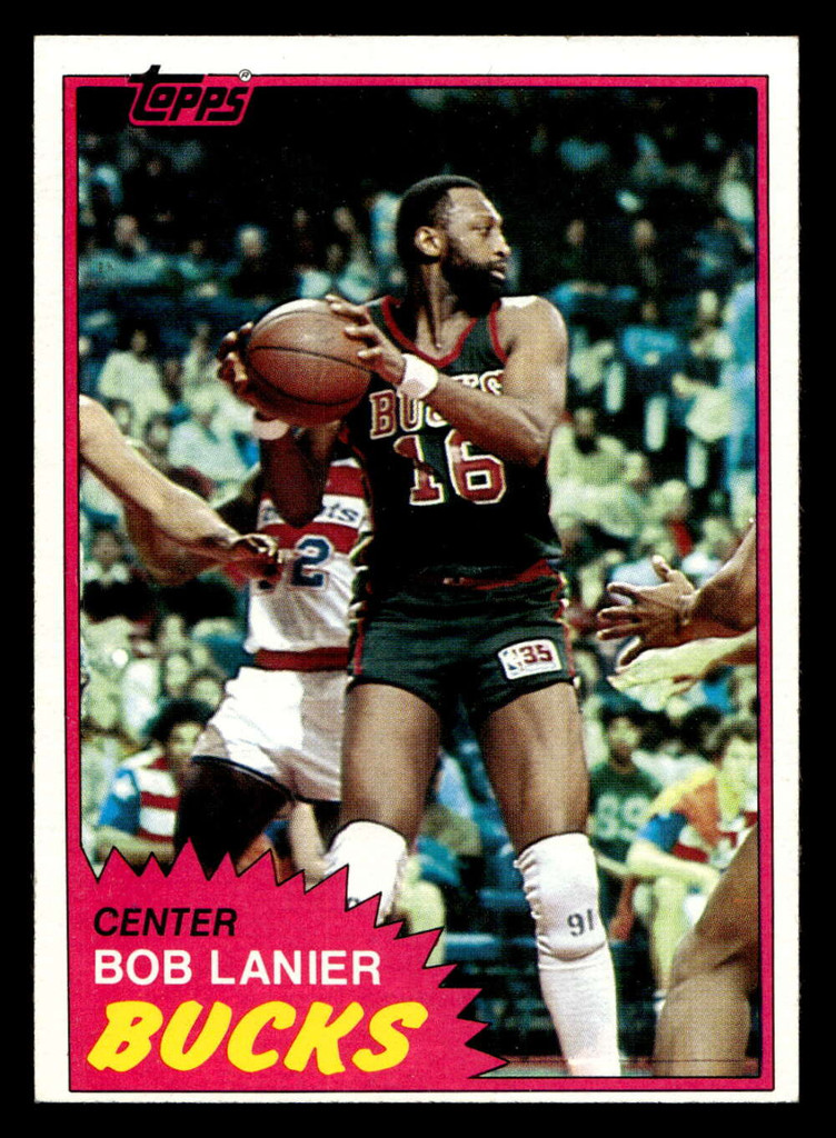 1981-82 Topps #25 Bob Lanier Near Mint  ID: 452154