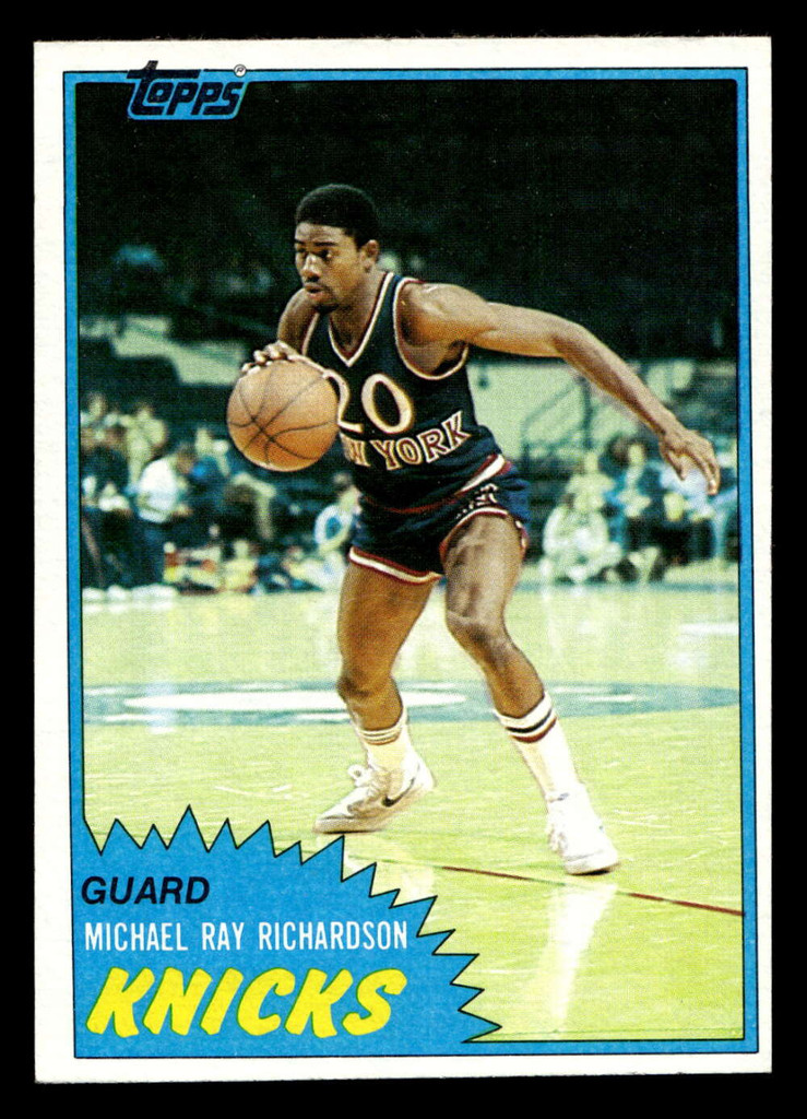 1981-82 Topps #27 Micheal Ray Richardson Near Mint 