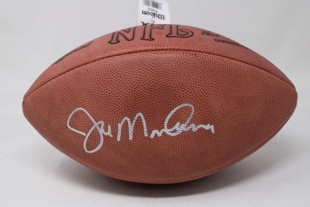 Joe Montana Football Signed Auto PSA/DNA 49ers Wilson Leather