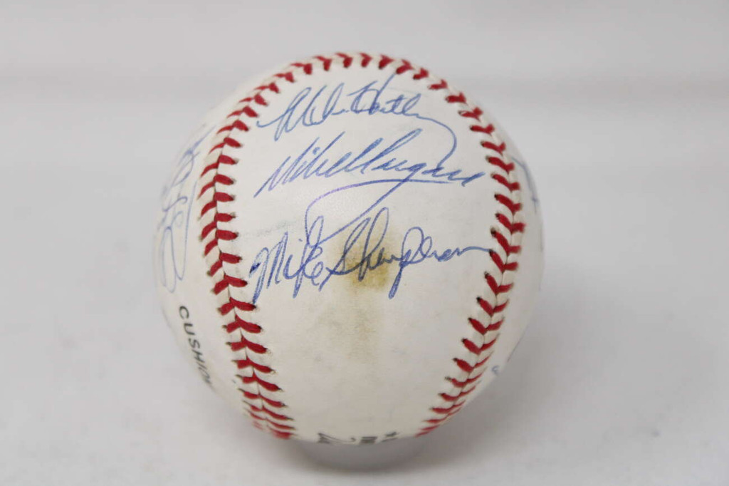 Gary Carter Tom Lasorda Maury Wills Signed Baseball Dodgers 17 Autographs