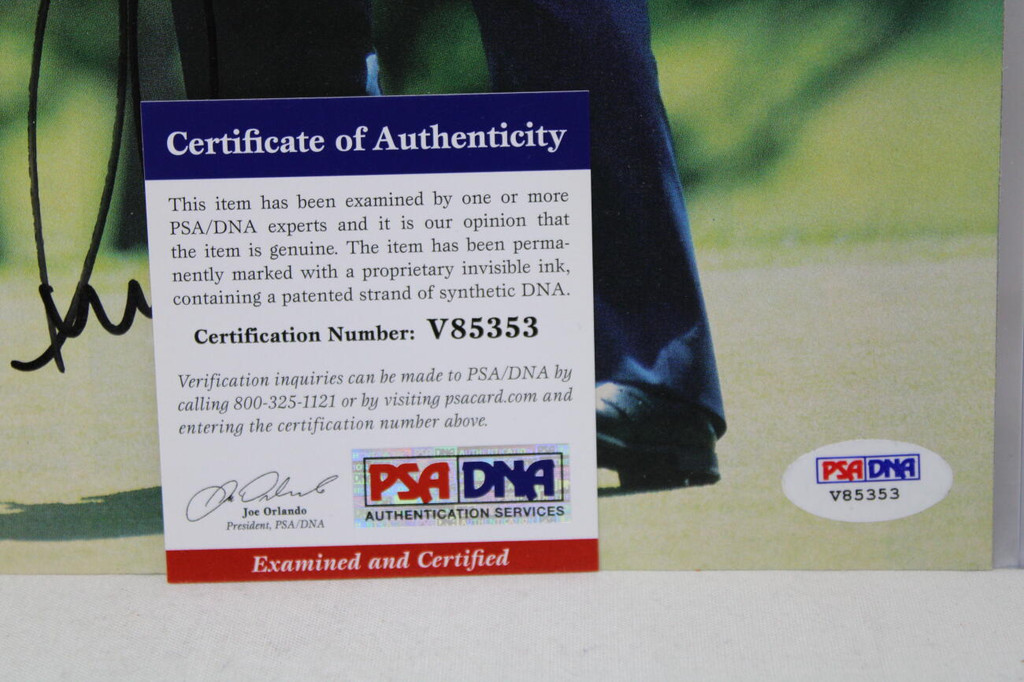 Lee Trevino Golf Magazine Page Signed Auto PSA/DNA