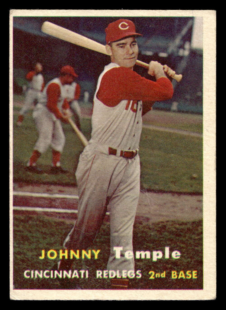 1957 Topps #9 Johnny Temple UER Excellent  ID: 453212