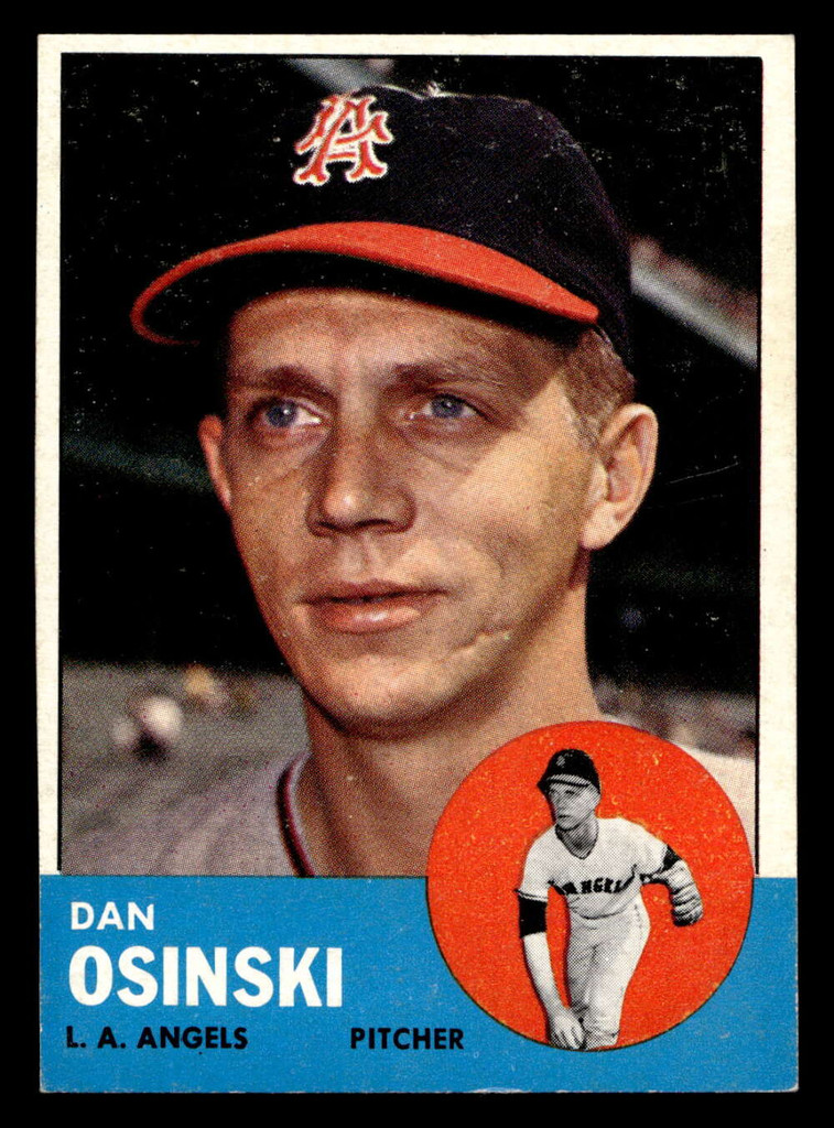 1963 Topps #114 Dan Osinski Ex-Mint RC Rookie 