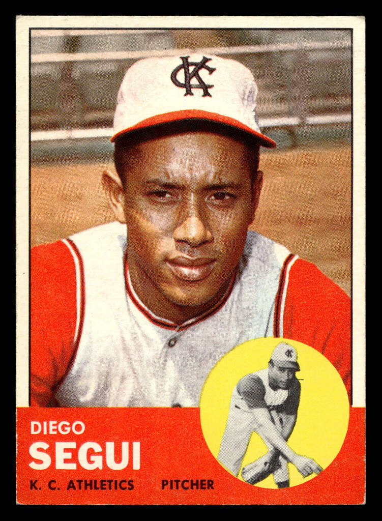 1963 Topps #157 Diego Segui Excellent+ RC Rookie  ID: 454011