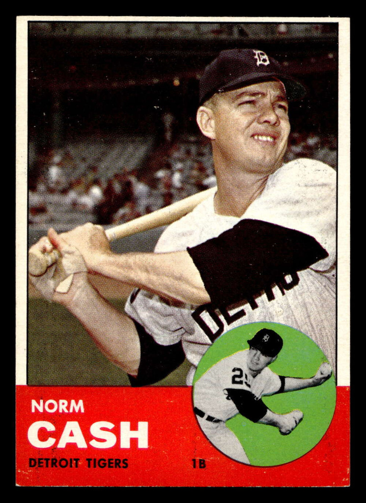 1963 Topps #445 Norm Cash Ex-Mint  ID: 454597