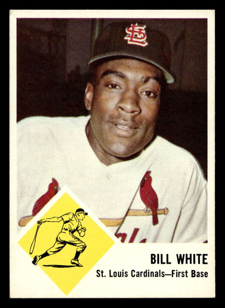 1963 Fleer #63 Bill White Excellent+  ID: 454739