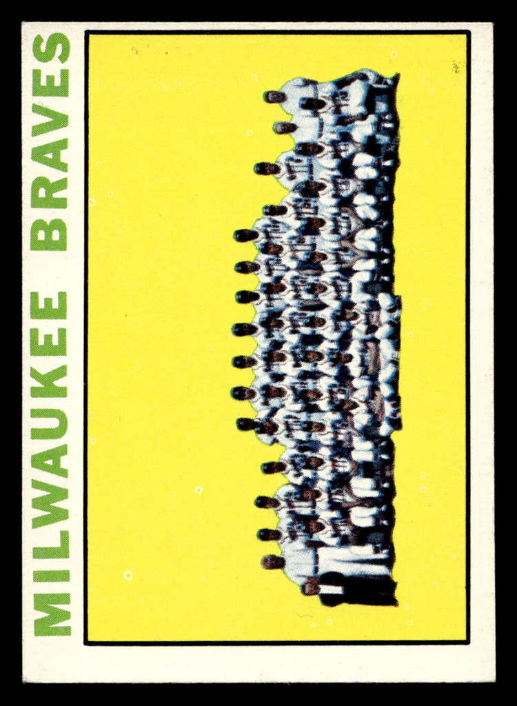 1964 Topps #132 Braves Team Excellent+  ID: 455055