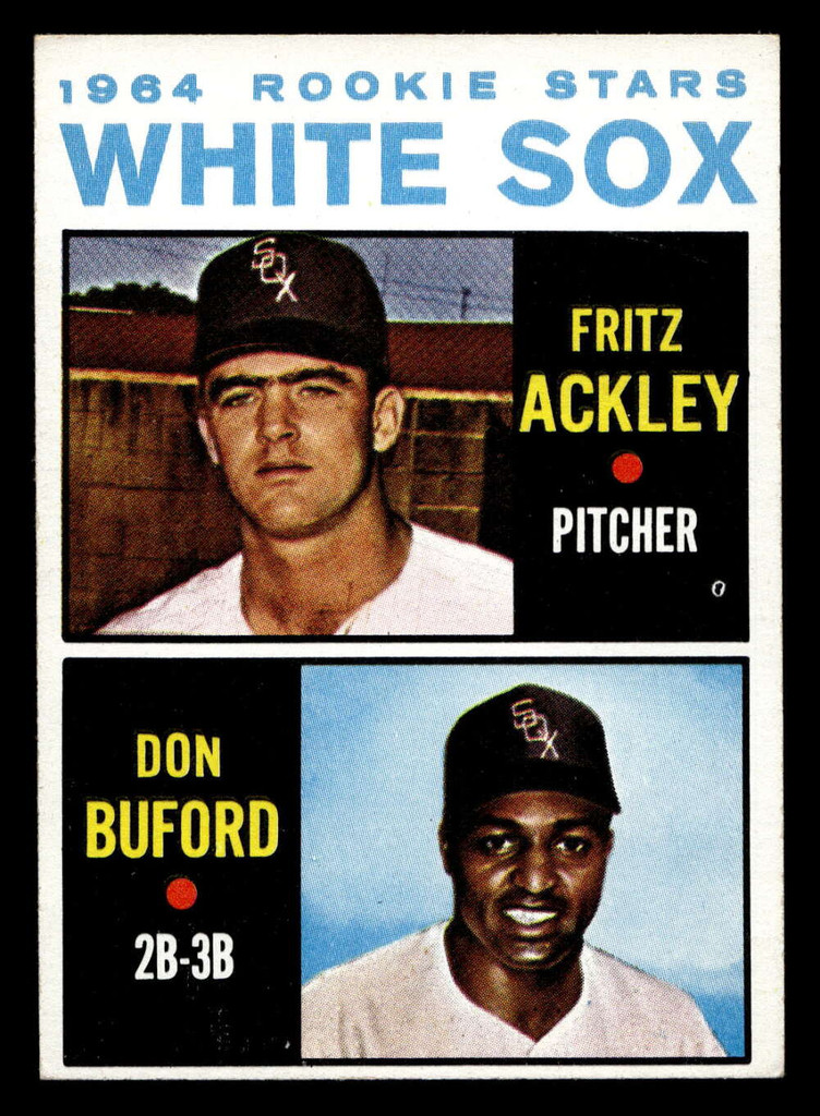 1964 Topps #368 Fritz Ackley/Don Buford White Sox Rookies Ex-Mint RC Rookie  ID: 455836