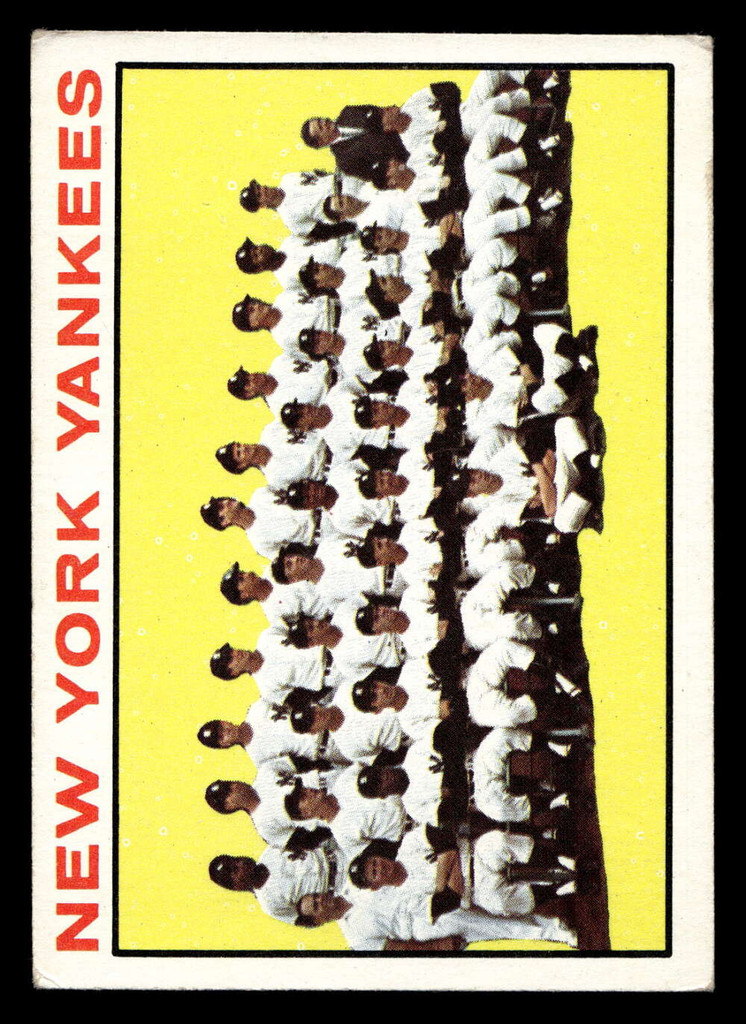 1964 Topps #433 Yankees Team VG-EX  ID: 455945