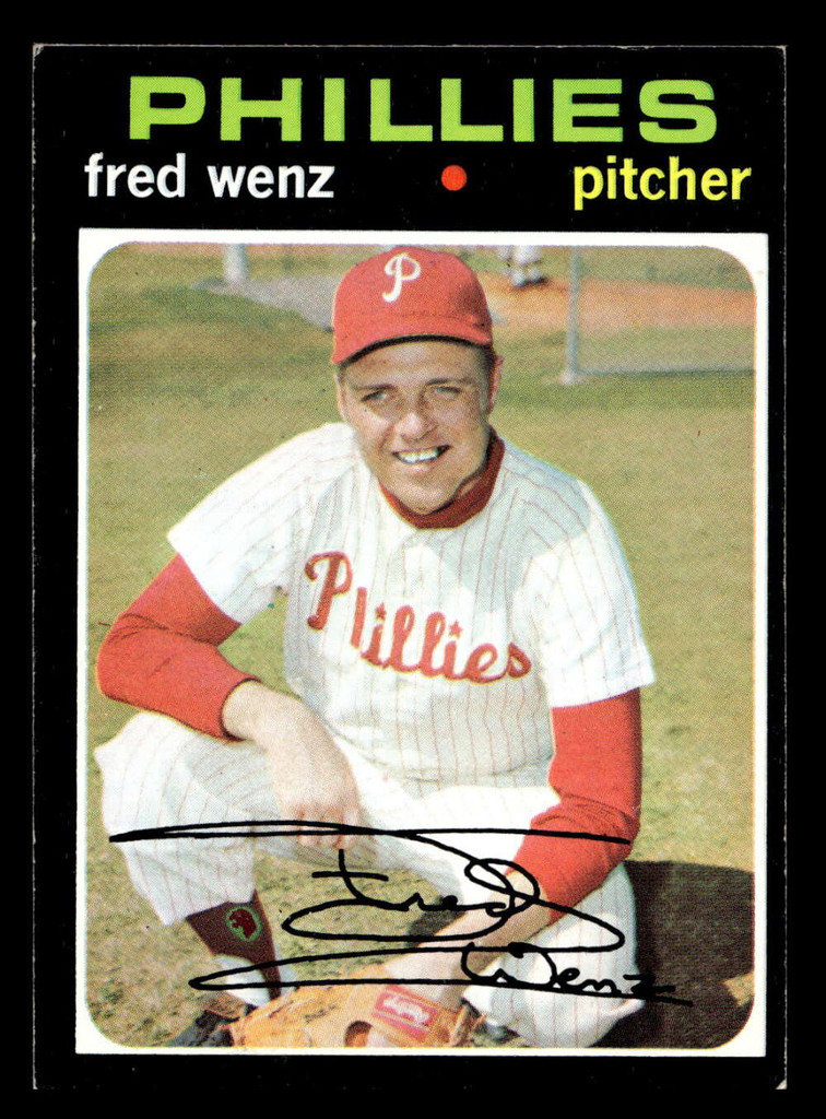 1971 Topps #92 Fred Wenz Ex-Mint  ID: 456399
