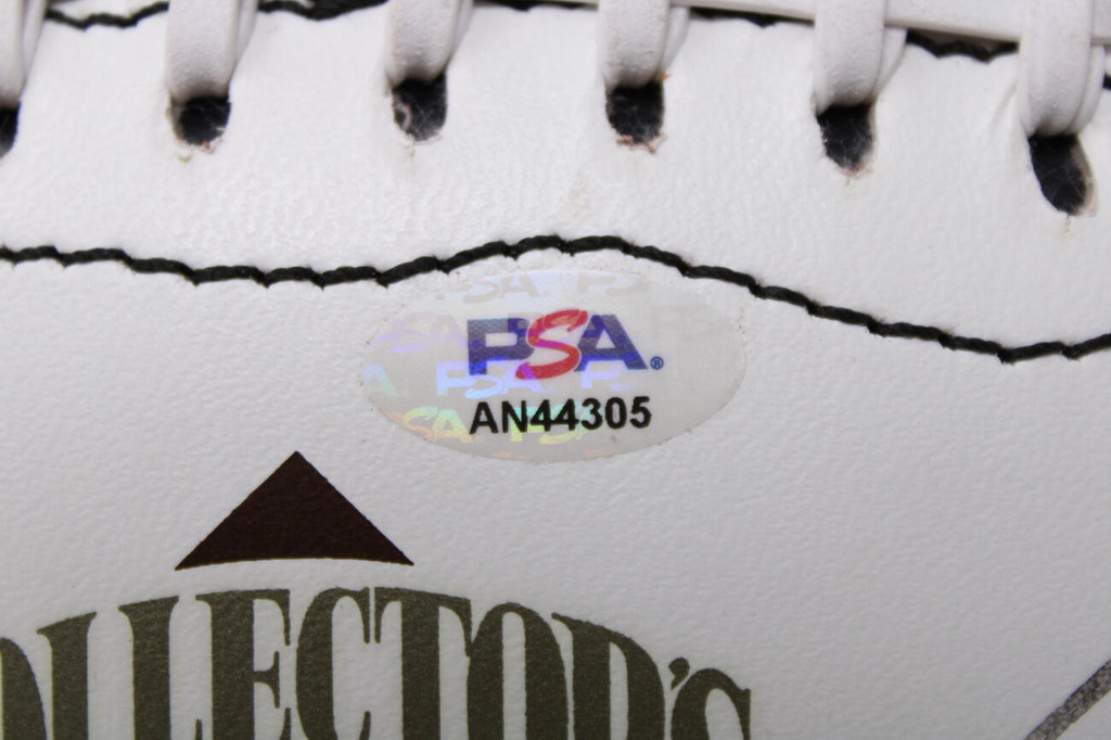 Jim Brown Cleveland Signed White Panel HOF Football PSA/DNA Authenticated Auto