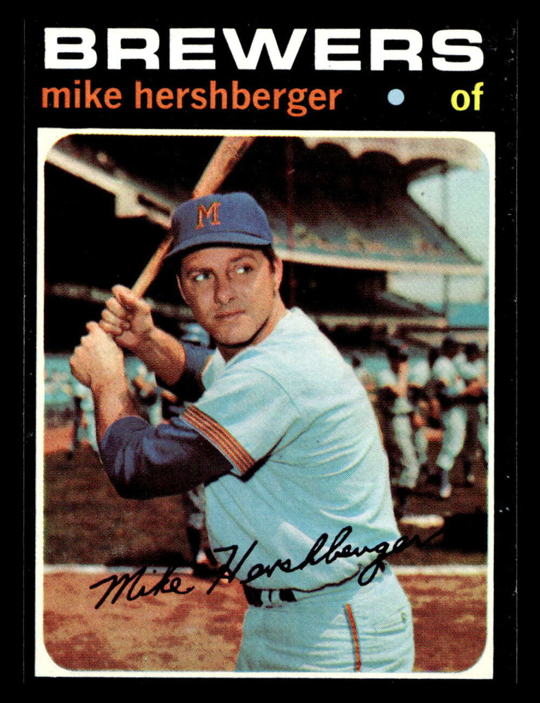 1971 Topps #149 Mike Hershberger Near Mint+  ID: 456618