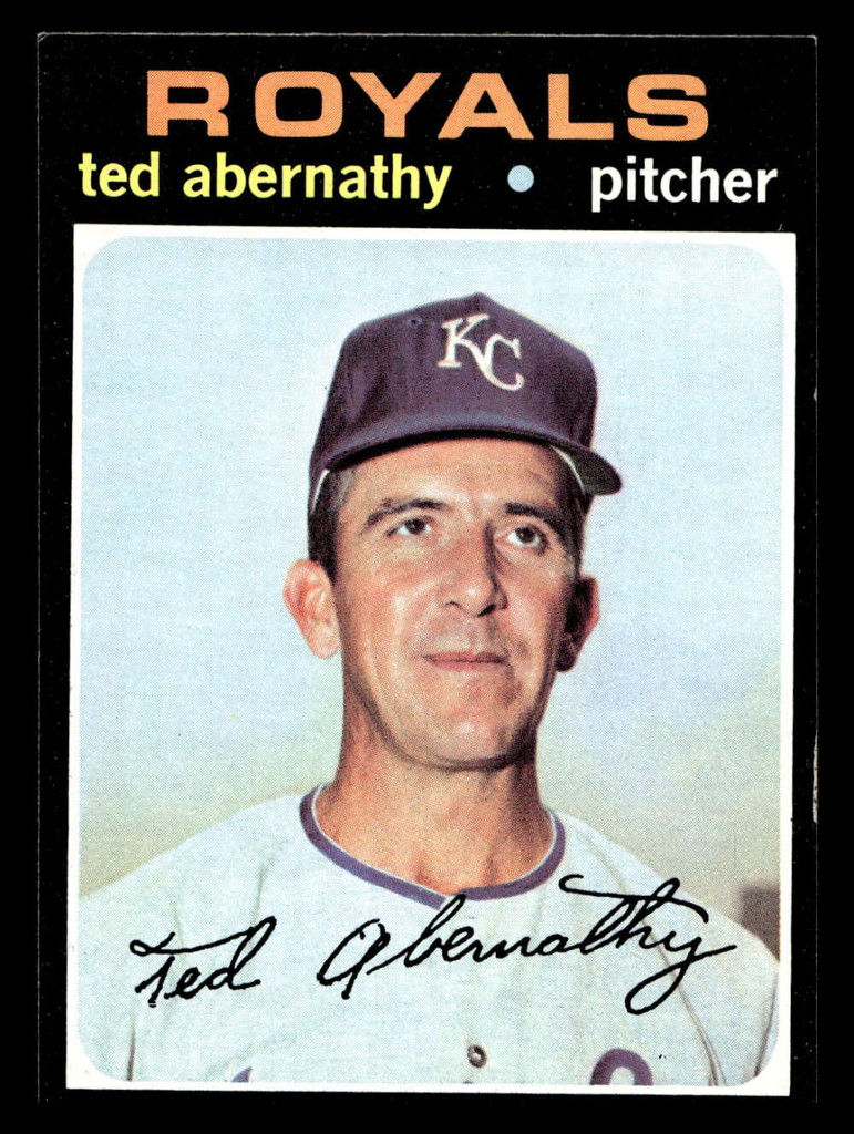 1971 Topps #187 Ted Abernathy Near Mint  ID: 456775