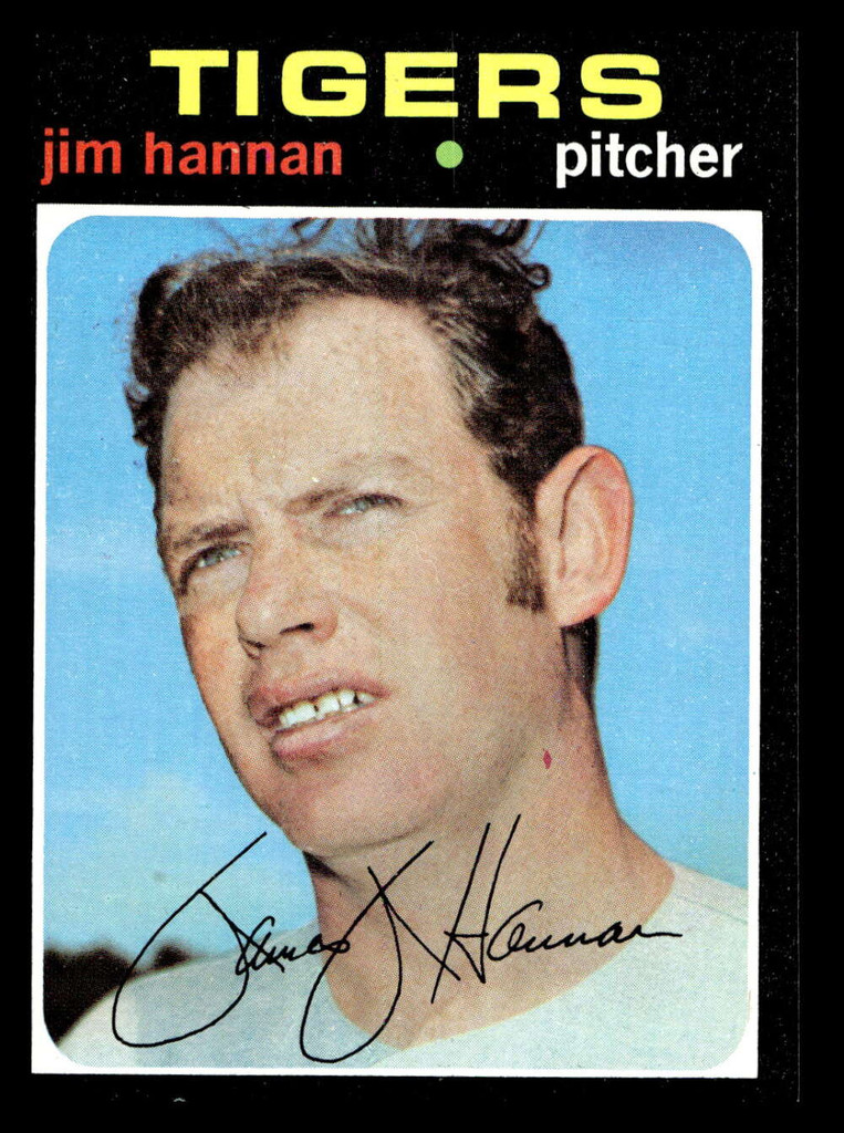 1971 Topps #229 Jim Hannan Near Mint  ID: 456944