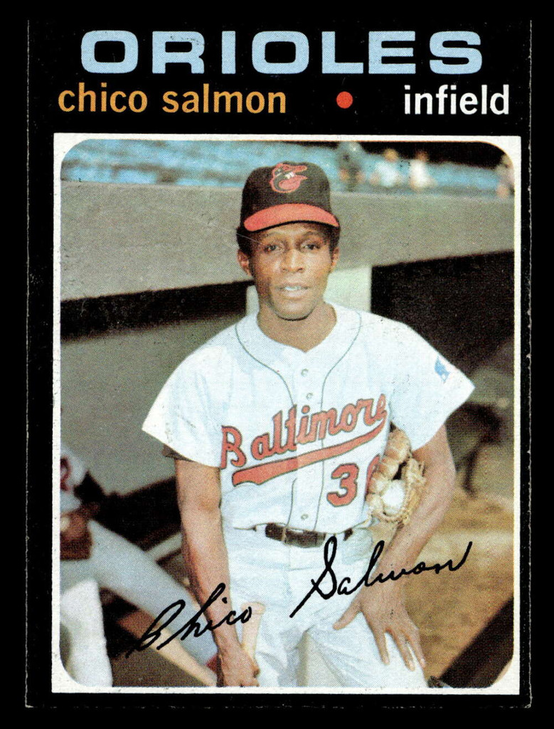 1971 Topps #249 Chico Salmon Ex-Mint  ID: 457024