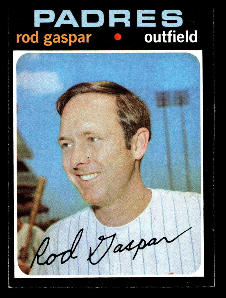 1971 Topps #383 Rod Gaspar Ex-Mint  ID: 457606