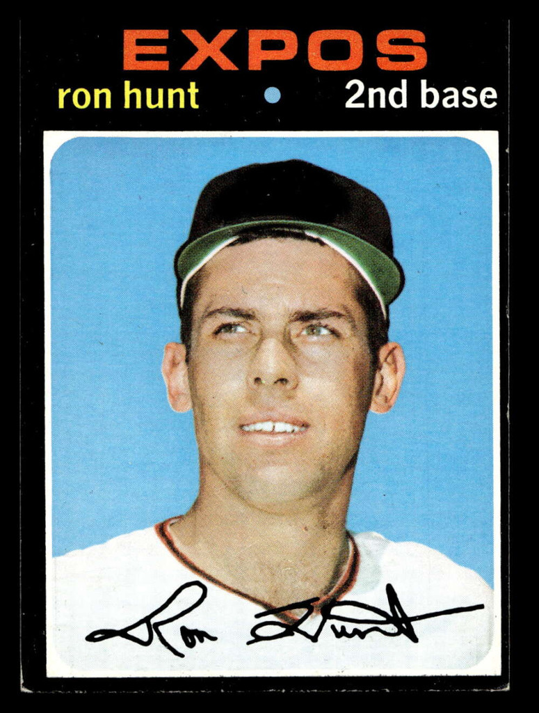 1971 Topps #578 Ron Hunt Ex-Mint  ID: 458328
