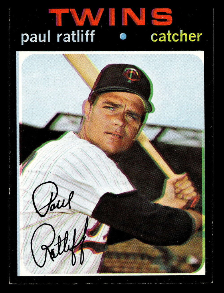 1971 Topps #607 Paul Ratliff Near Mint Misprint 