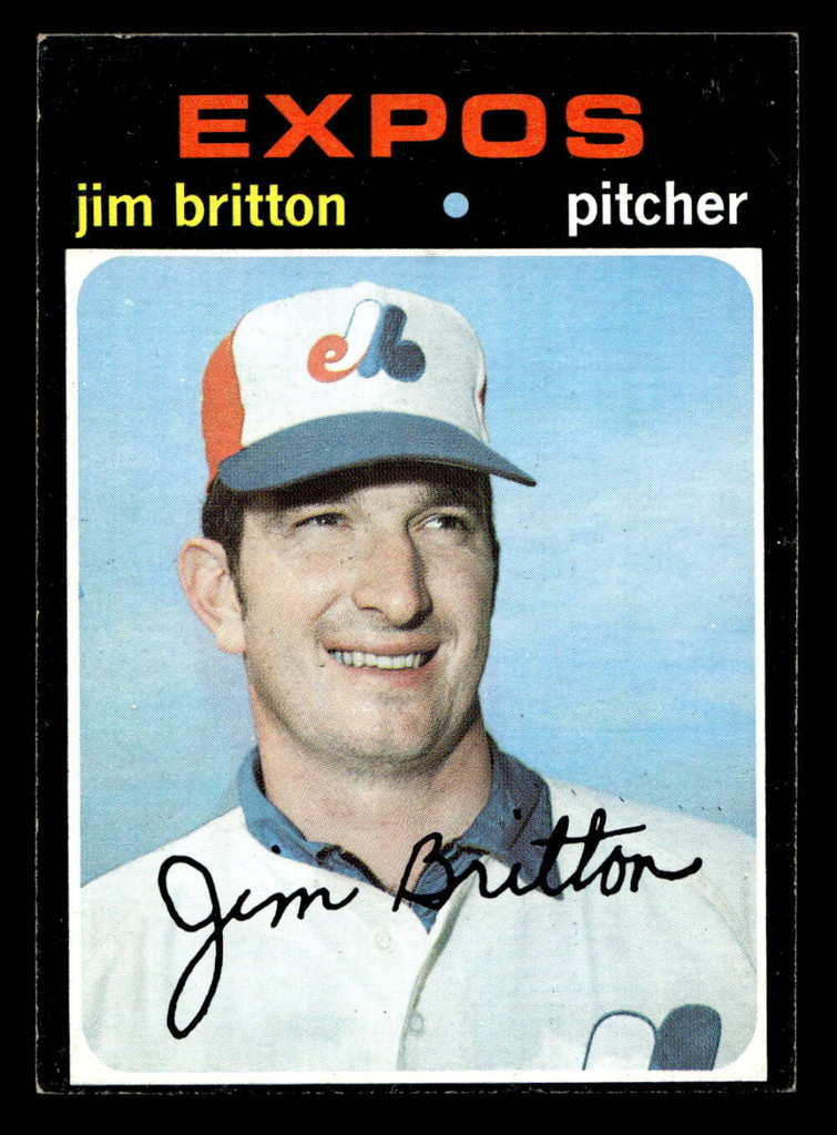 1971 Topps #699 Jim Britton Ex-Mint High #  ID: 458687