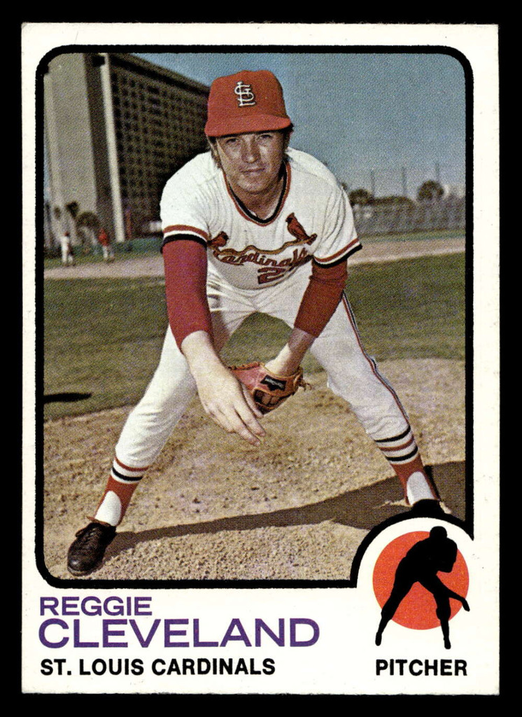 1973 Topps #104 Reggie Cleveland Ex-Mint  ID: 459298