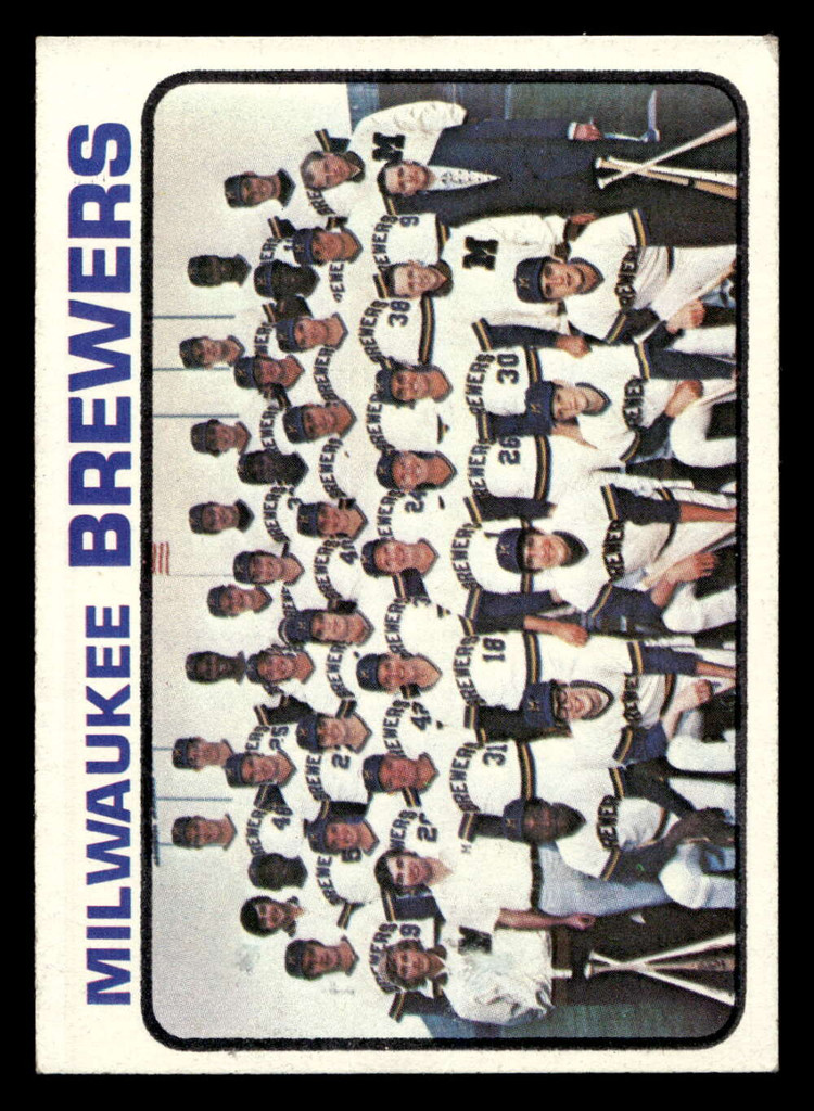1973 Topps #127 Brewers Team Ex-Mint  ID: 459417