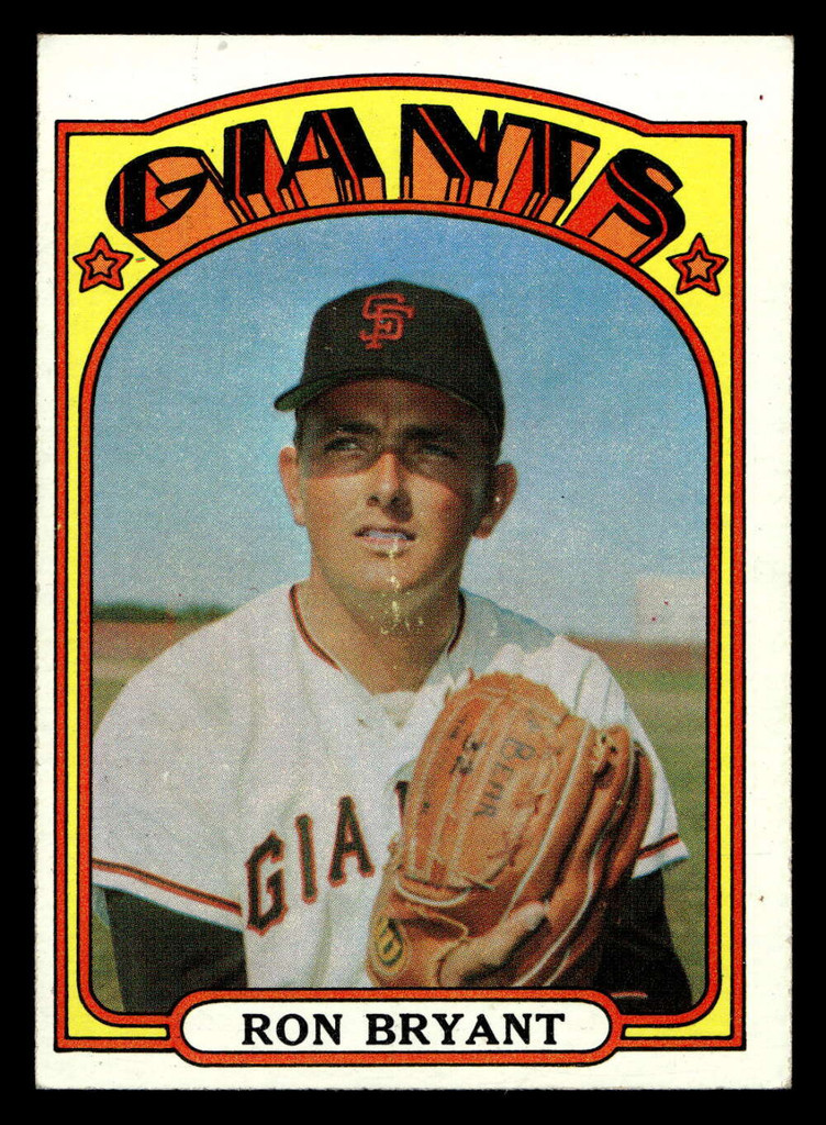1972 Topps #185 Ron Bryant Ex-Mint  ID: 462287