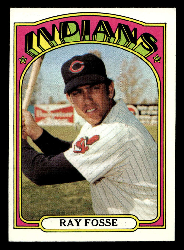 1972 Topps #470 Ray Fosse Ex-Mint Miscut 