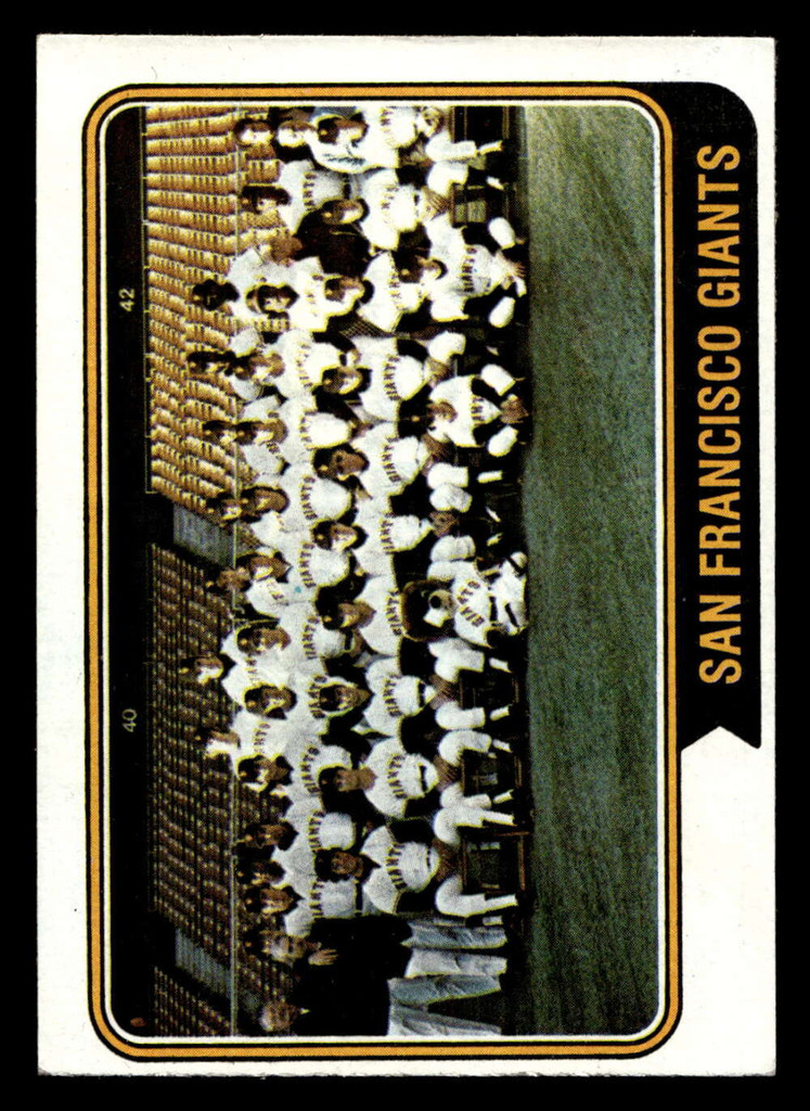 1974 Topps #281 Giants Team Ex-Mint  ID: 463986