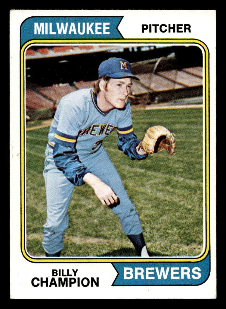 1974 Topps #391 Billy Champion Excellent+ 