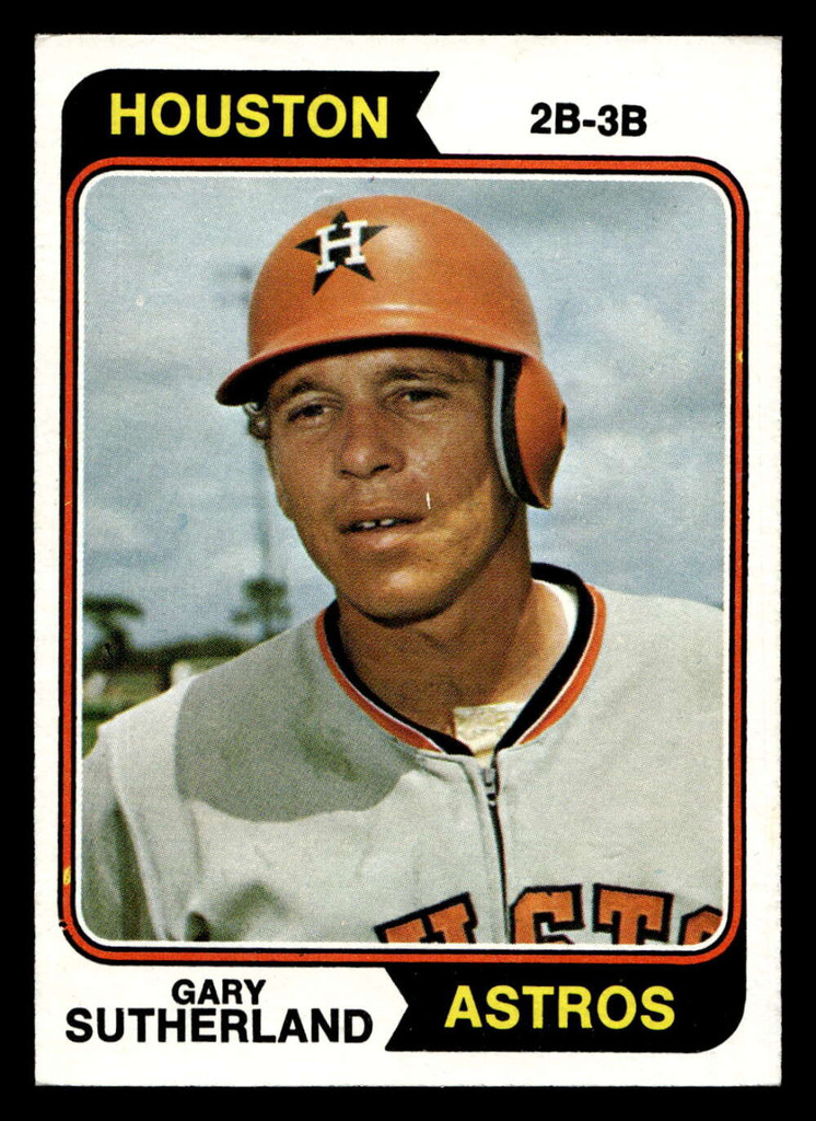 1974 Topps #428 Gary Sutherland Ex-Mint  ID: 464432